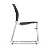 Officesource Stacked Seating Armless Stackable Side Chair with Chrome Frame 3080NV